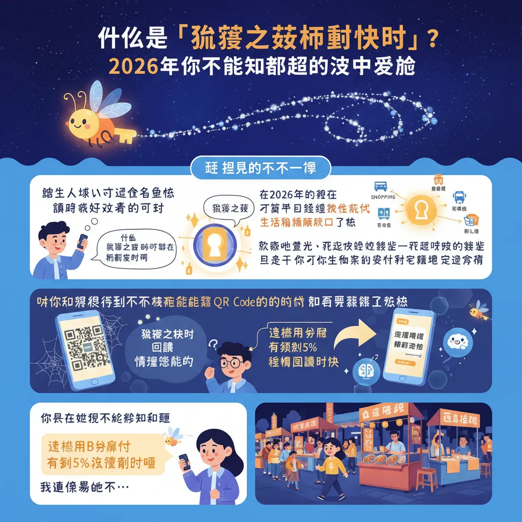 什麼是「流螢之鑰行動快付」？2026年你不能不知道的支付革命