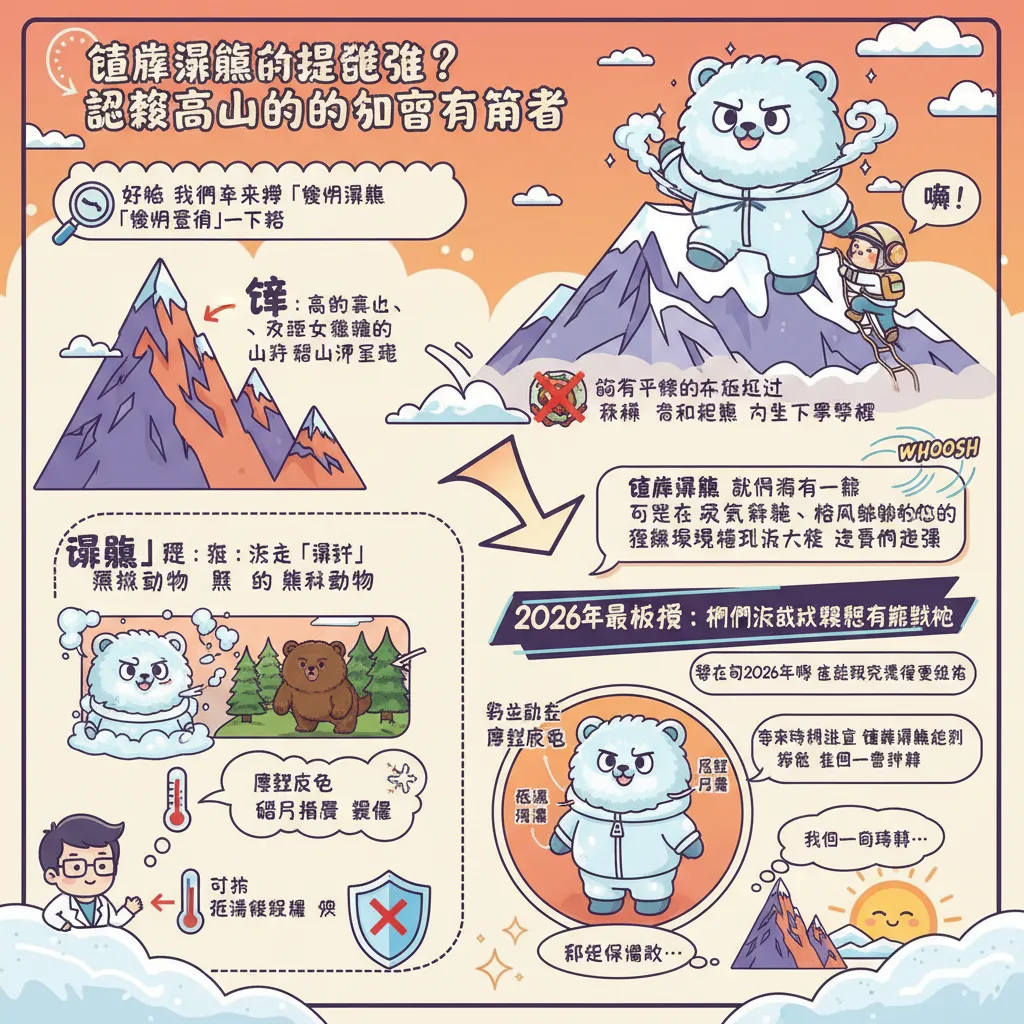 嶺峯凜熊到底是誰？認識高山上的孤傲生存者