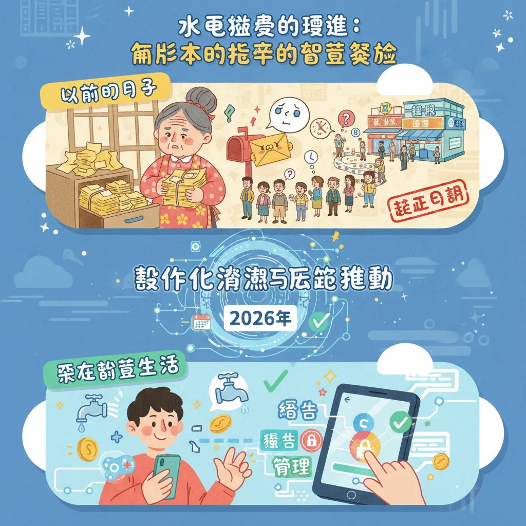 水電繳費的演進：從紙本到指尖的智慧革命