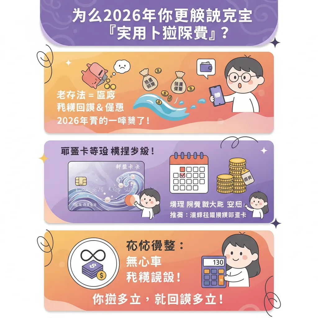 為什麼2026年你更該注意「信用卡繳保費」？
